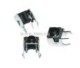 Tact Switch 6x6x5 mm Right Angle, Black